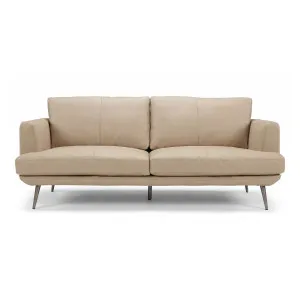 Delma 2.5 Seater Leather Sofa, Oatmeal by Schots, a Sofas for sale on Style Sourcebook