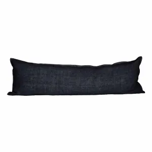 Evelyn Feather Fill Cushion 120x40cm in Midnight by OZ Design, a Cushions, Decorative Pillows for sale on Style Sourcebook