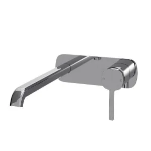 SYMMETRY In Wall Mixer & 220mm Spout Kit Polished Stainless Steel by Highgrove Bathrooms, a Bathroom Taps & Mixers for sale on Style Sourcebook