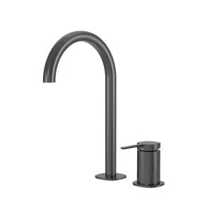 SYMMETRY Hob Mixer Set & Swivel Spout 175mm Gunmetal by Highgrove Bathrooms, a Bathroom Taps & Mixers for sale on Style Sourcebook