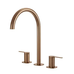 SYMMETRY Hob Mixer Set & Swivel Spout 175mm Titanium Bronze by Highgrove Bathrooms, a Bathroom Taps & Mixers for sale on Style Sourcebook