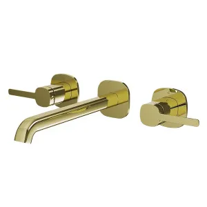 SYMMETRY In-Wall Top Lever Assemblies & 220mm Spout Kit Champagne Gold by Highgrove Bathrooms, a Bathroom Taps & Mixers for sale on Style Sourcebook