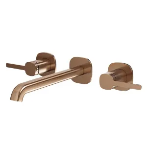 SYMMETRY In-Wall Top Lever Assemblies & 220mm Spout Kit Titanium Bronze by Highgrove Bathrooms, a Bathroom Taps & Mixers for sale on Style Sourcebook
