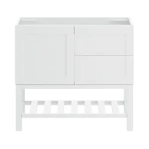 OLIVER Freestanding Vanity 900mm Matte White by Highgrove Bathrooms, a Vanities for sale on Style Sourcebook