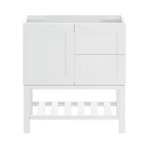OLIVER Freestanding Vanity 750mm Matte White by Highgrove Bathrooms, a Vanities for sale on Style Sourcebook