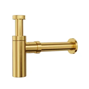 SPIN Bottle Trap 40mm Brushed Champagne Gold by Highgrove Bathrooms, a Traps & Wastes for sale on Style Sourcebook