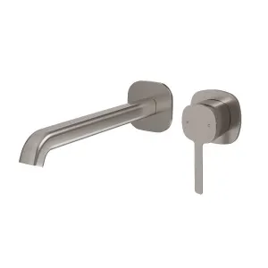 SYMMETRY In Wall Mixer & 220mm Spout Kit with Individual Wall Plate Brushed Nickel by Highgrove Bathrooms, a Bathroom Taps & Mixers for sale on Style Sourcebook