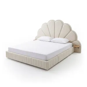Clove Queen Storage Bed Base Set in Warm Beige by Luxo Furniture, a Beds & Bed Frames for sale on Style Sourcebook