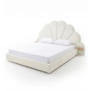 Clove Queen Storage Bed Base Set in Cream White by Luxo Furniture, a Beds & Bed Frames for sale on Style Sourcebook