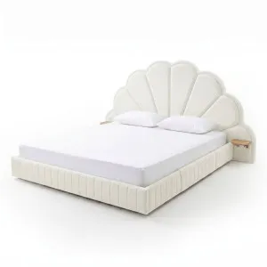 Clove King Storage Bed Base Set in Cream White by Luxo Furniture, a Beds & Bed Frames for sale on Style Sourcebook