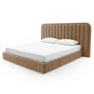 Maren King Storage Bed Base Set in Mocha Brown by Luxo Furniture, a Beds & Bed Frames for sale on Style Sourcebook