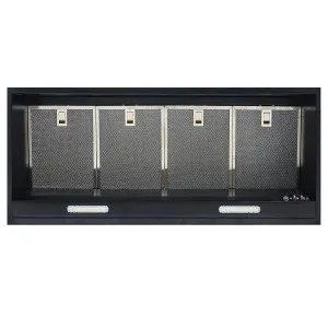 Bertazzoni 86cm Undermount Rangehood with Twin Motor Matte Black BZIRH860-380-2 by Bertazzoni, a Rangehoods for sale on Style Sourcebook