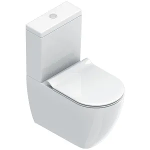 Catalano Sfera Back To Wall Toilet Suite With Slim Seat Gloss White SFERABTWGWSLIM by Catalano, a Toilets & Bidets for sale on Style Sourcebook