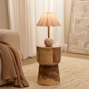 Sienna Solid Marble Base Table Lamp - Natural - Mocka by Mocka., a Lamps for sale on Style Sourcebook