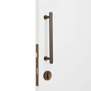 Aged Brass Roller Lock Kit - Imogen Pull by Manovella, a Door Hardware for sale on Style Sourcebook