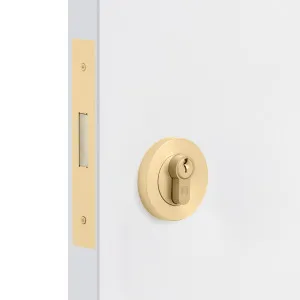 Satin Brass Euro Deadbolt Kit by Manovella, a Door Hardware for sale on Style Sourcebook