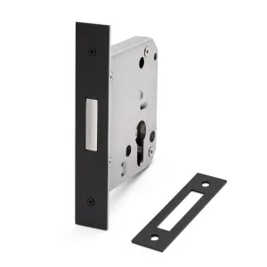 Matt Black Euro Mortice Deadbolt 316SSS (60mm Backset) by Manovella, a Door Hardware for sale on Style Sourcebook