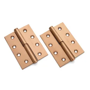 Brushed Bronze Lift Off Right Hand Hinge (Pair) 100mm x 75mm by Manovella, a Door Hardware for sale on Style Sourcebook