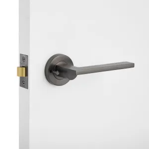 Gunmetal Privacy Door Handle - Hamilton by Manovella, a Door Hardware for sale on Style Sourcebook