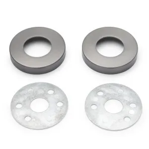 Gunmetal Large Rose Adaptor Kit - 65mm Diameter by Manovella, a Door Hardware for sale on Style Sourcebook