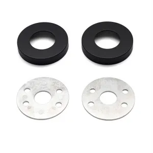 Matt Black Large Rose Adaptor Kit - 65mm Diameter by Manovella, a Door Hardware for sale on Style Sourcebook