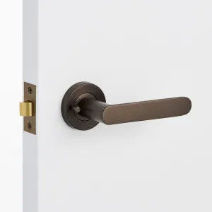 Aged Brass Privacy Door Handle - Fairhaven by Manovella, a Door Hardware for sale on Style Sourcebook