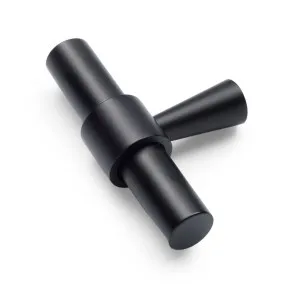 Matt Black Timeless T-Bar - Cora by Manovella, a Cabinet Hardware for sale on Style Sourcebook