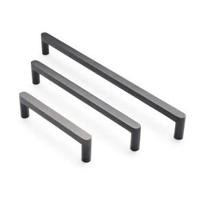 Matt Black Straight Profile Cabinet Pull - Clio by Manovella, a Cabinet Hardware for sale on Style Sourcebook