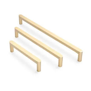 Brushed Brass Straight Profile Cabinet Pull - Clio by Manovella, a Cabinet Hardware for sale on Style Sourcebook