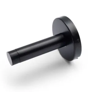 Matt Black Wall Mounted Straight Door Stop by Manovella, a Door Hardware for sale on Style Sourcebook