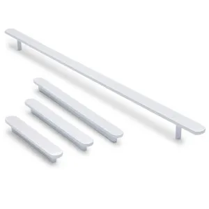 White Oval Profile Cabinet Pull - Imogen by Manovella, a Cabinet Hardware for sale on Style Sourcebook