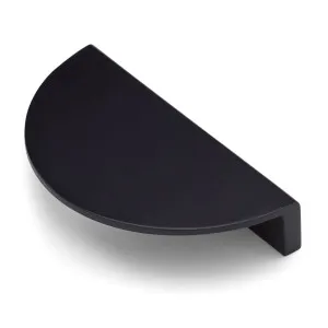 Matt Black Half Moon Cabinet Pull - Iris by Manovella, a Cabinet Hardware for sale on Style Sourcebook