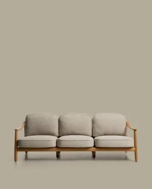Elunda outdoor 3-seater sofa by Kave Home, a Outdoor Sofas for sale on Style Sourcebook
