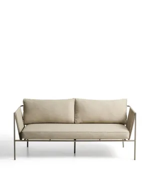 Zivia outdoor 2-seater sofa by Kave Home, a Outdoor Sofas for sale on Style Sourcebook