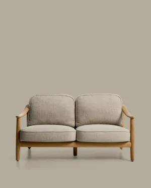 Elunda outdoor 2-seater sofa by Kave Home, a Outdoor Sofas for sale on Style Sourcebook