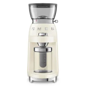 Smeg 50's Retro Style Coffee Grinder Cream CGF03CRAU by Smeg, a Espresso Machines for sale on Style Sourcebook