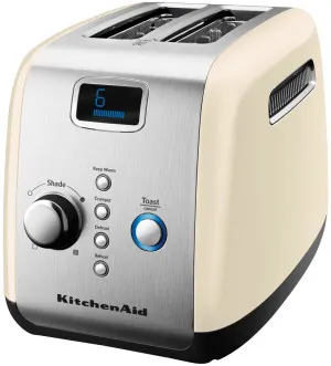 KitchenAid Artisan 2 Slice Toaster Almond Cream 5AKMT223AC by KitchenAid, a Small Kitchen Appliances for sale on Style Sourcebook