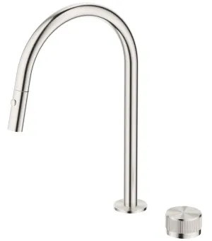 Mica Fluted Pull-Out Hob Mixer Set by Bella Vista, a Kitchen Taps & Mixers for sale on Style Sourcebook