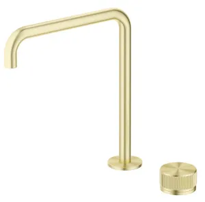 Mica Fluted Soft-Square Hob Sink/Basin Mixer Set by Bella Vista, a Bathroom Taps & Mixers for sale on Style Sourcebook