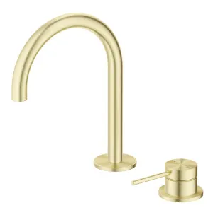 Mica Gooseneck Hob Basin Mixer Set by Bella Vista, a Bathroom Taps & Mixers for sale on Style Sourcebook