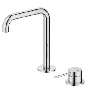 Mica Soft-Square Hob Basin Mixer Set by Bella Vista, a Bathroom Taps & Mixers for sale on Style Sourcebook