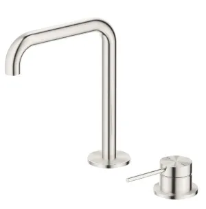 Mica Soft-Square Hob Basin Mixer Set by Bella Vista, a Bathroom Taps & Mixers for sale on Style Sourcebook