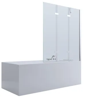 Bifold Double Door Bath Screen ? 1200mm by Bella Vista, a Shower Screens & Enclosures for sale on Style Sourcebook