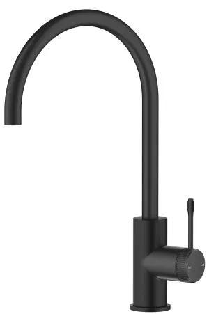 Mica Fluted Gooseneck Sink Mixer by Bella Vista, a Kitchen Taps & Mixers for sale on Style Sourcebook