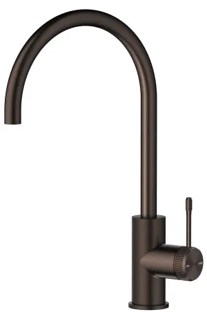 Mica Fluted Gooseneck Sink Mixer by Bella Vista, a Kitchen Taps & Mixers for sale on Style Sourcebook
