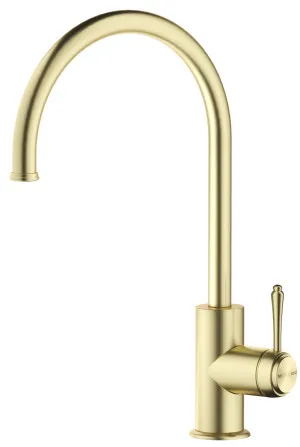 Mica Heritage Gooseneck Sink Mixer by Bella Vista, a Kitchen Taps & Mixers for sale on Style Sourcebook