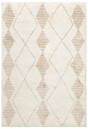 Frankie Ivory and Beige Tribal P.E.T Rug by Miss Amara, a Persian Rugs for sale on Style Sourcebook