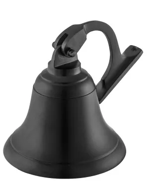 Large Ships Bell - Matt Black by Tradco, a Door Hardware for sale on Style Sourcebook