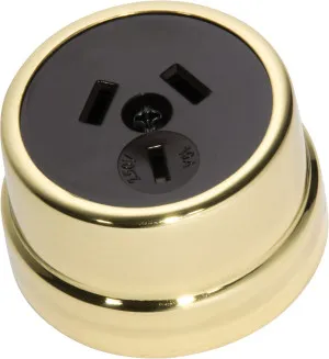Traditional Socket - Polished Brass by Tradco, a Lighting Accessories for sale on Style Sourcebook