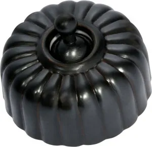 Fluted Light Switch - Antique Copper by Tradco, a Lighting Accessories for sale on Style Sourcebook